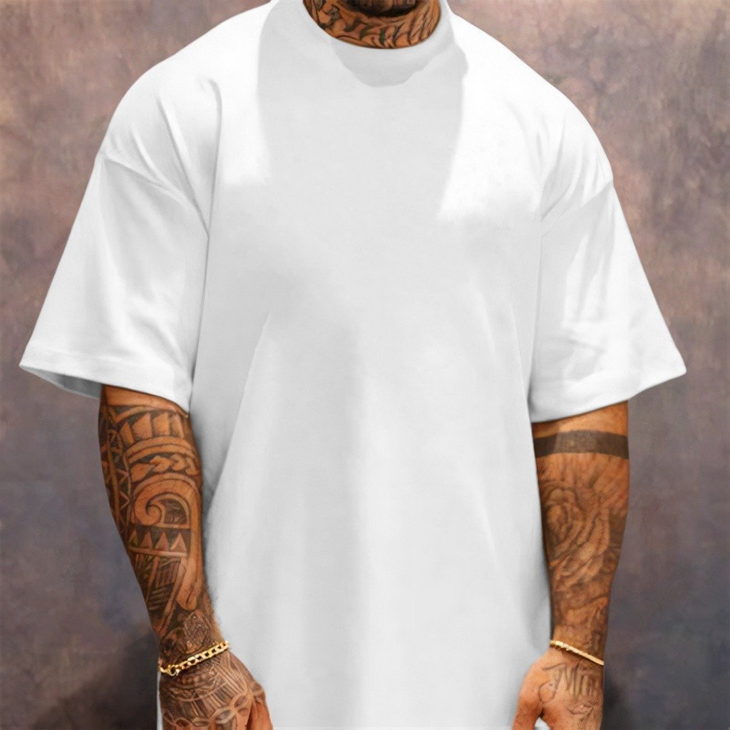 Camiseta Oversized Gola Alta: Seu Blusão Streetwear