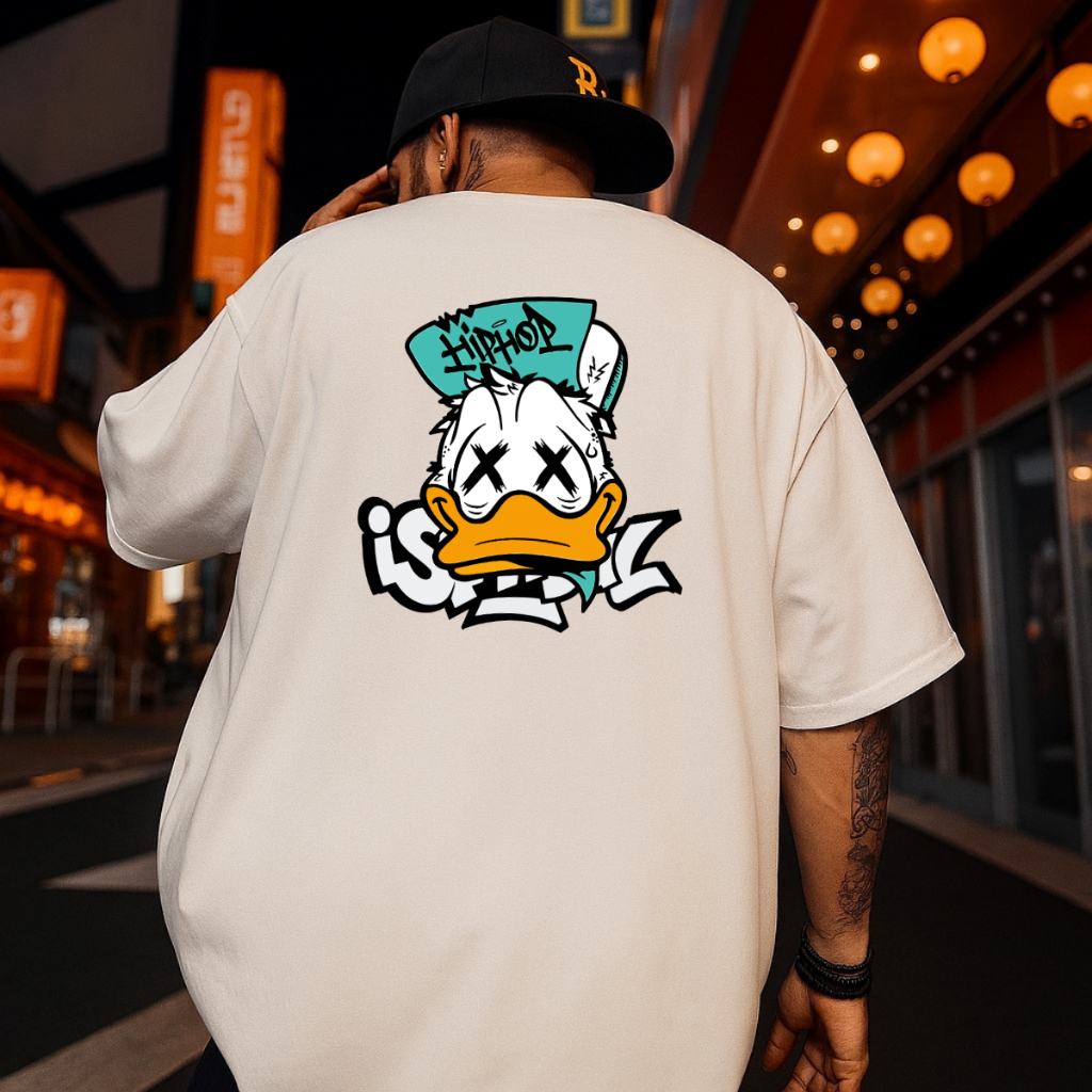 Camiseta Oversized Streetwear Donald Hip Hop: Estilo e Qualidade