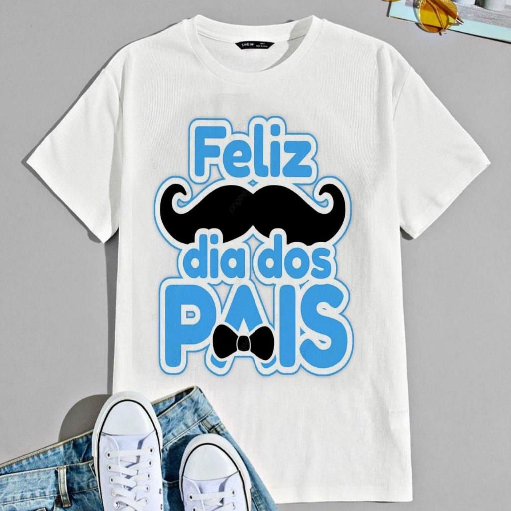 Camiseta Personalizada PAI: Estilo e Qualidade para o Seu Bebê