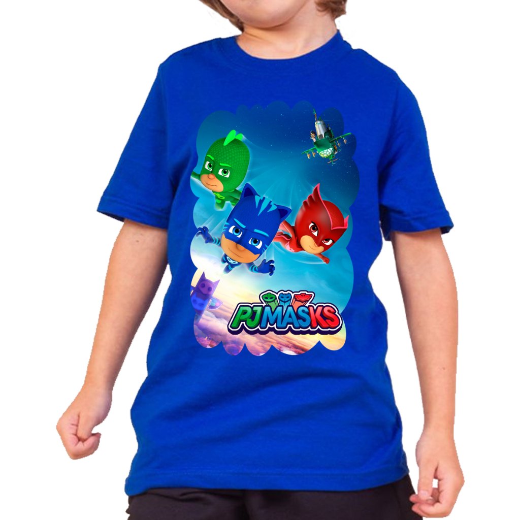 Camiseta Pj Masks Infantil: Conforto e Diversão!