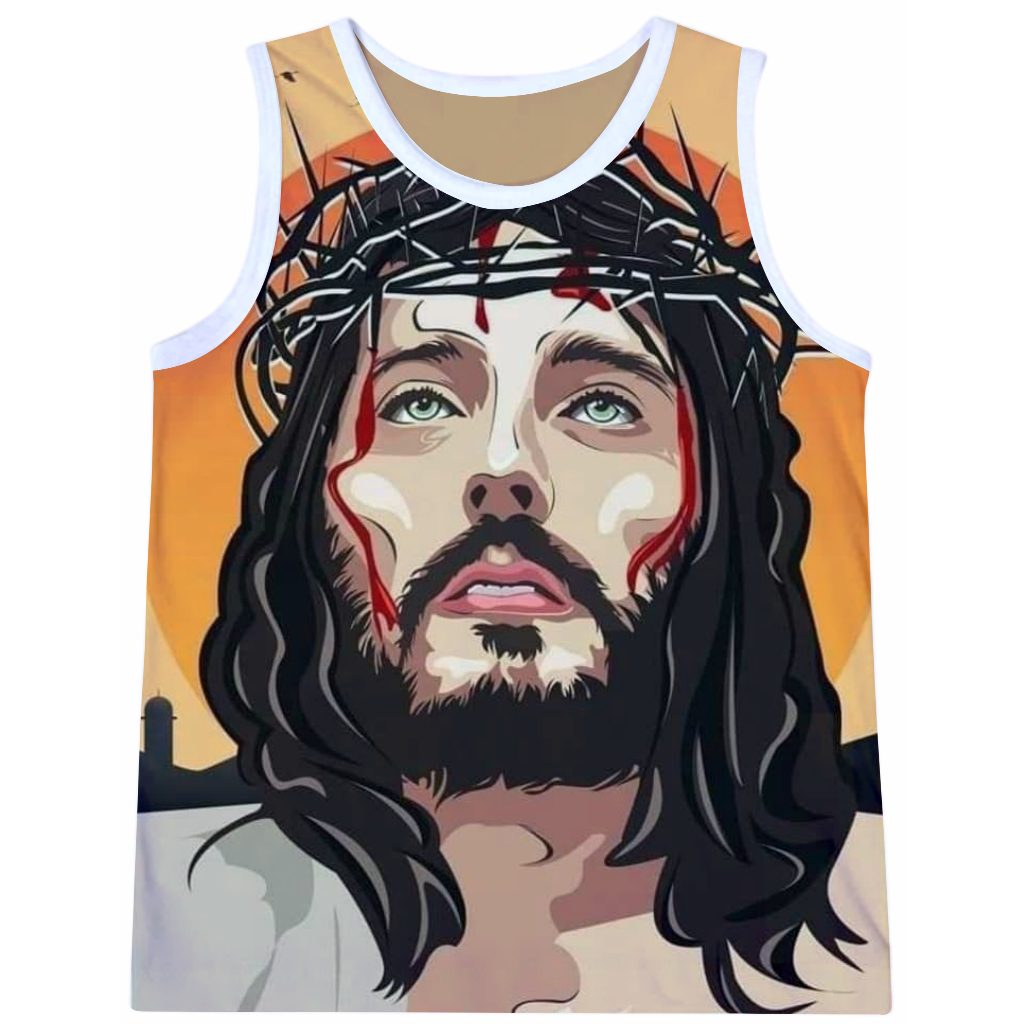 Camiseta Regata Jesus Cristo – Conforto e Estilo Que Inspira