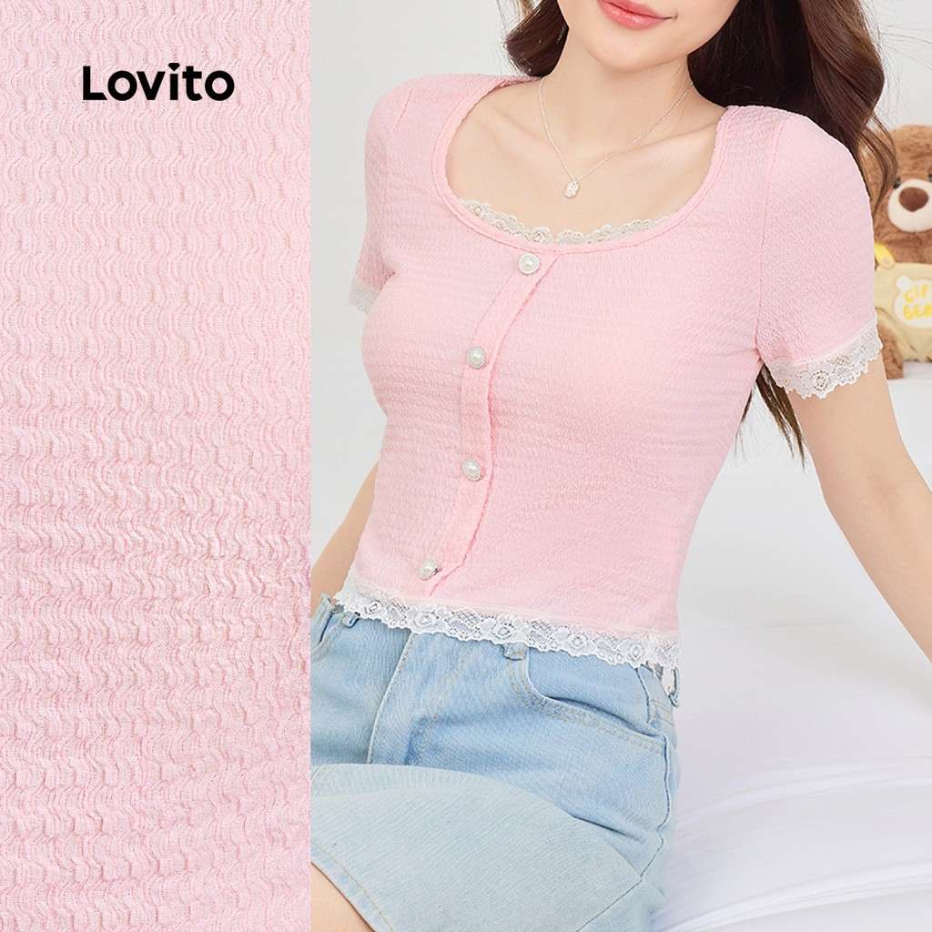Camiseta Rosa Lovito: Elegância e Conforto!