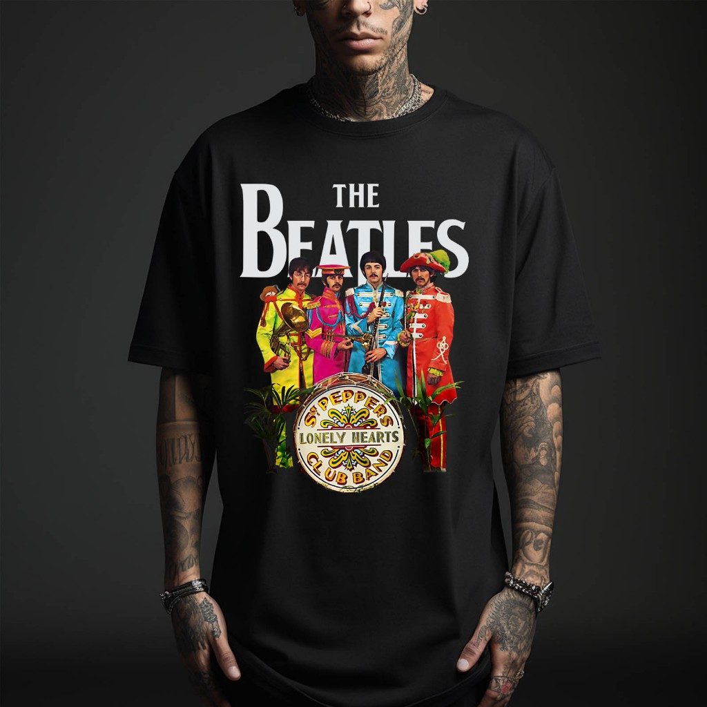 Camiseta The Beatles Masculina Algodão Premium – Estilo e Conforto