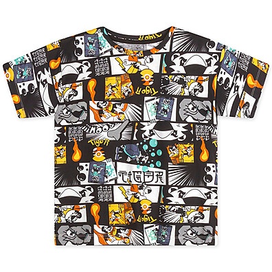 Camiseta Tigor T. Tigre Infantil: Estilo Manga Curta para Meninos