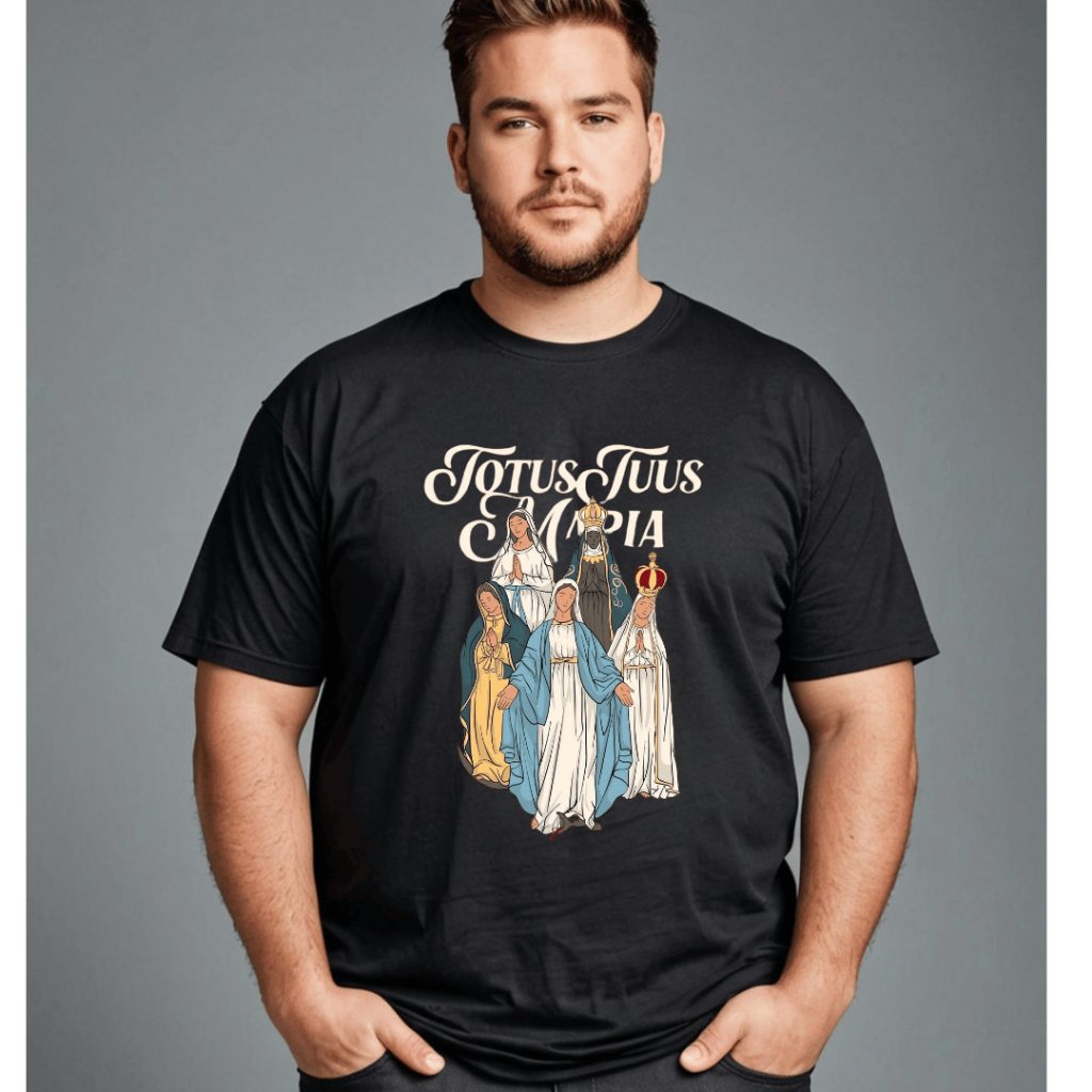 Camiseta Totus Tuus Maria: Fé e Conforto