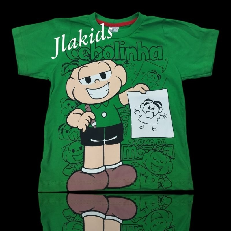Camiseta Turma da Mônica: Cebolinha & Cascão!