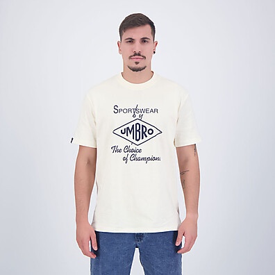 Camiseta Umbro Choice Off White: Conforto e Estilo