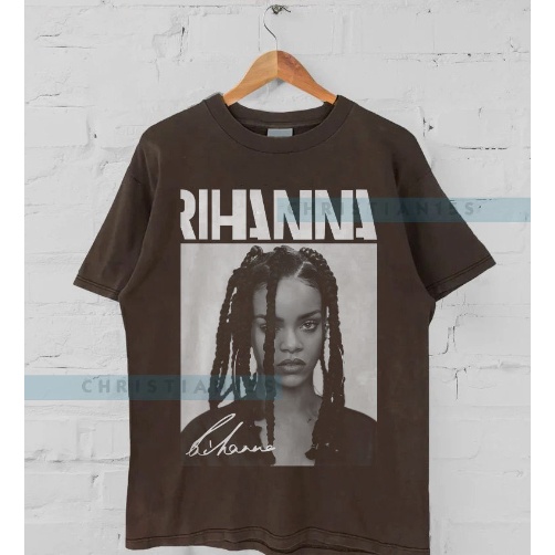 Camiseta Unissex Algodão Rihanna Anos 90 – Estilo Vintage