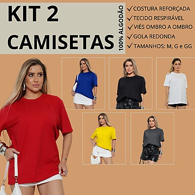 Camisetas Algodão: Conforto e Versatilidade!