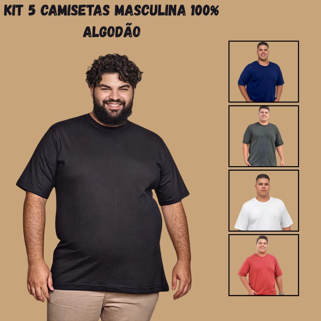 Camisetas Plus Size: Elegância e Conforto!