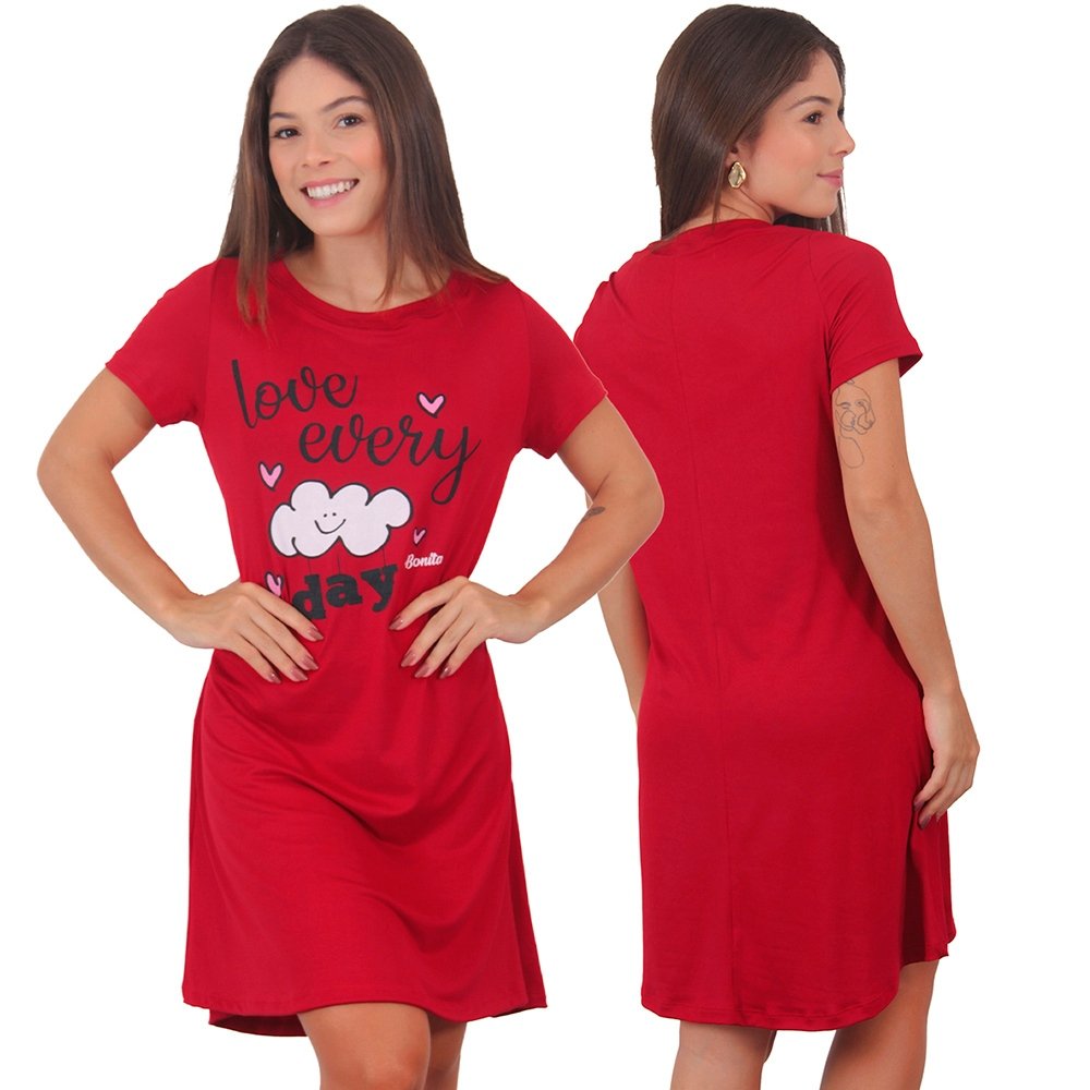 Camisola Longa Viscose: Noite de Sono e Conforto
