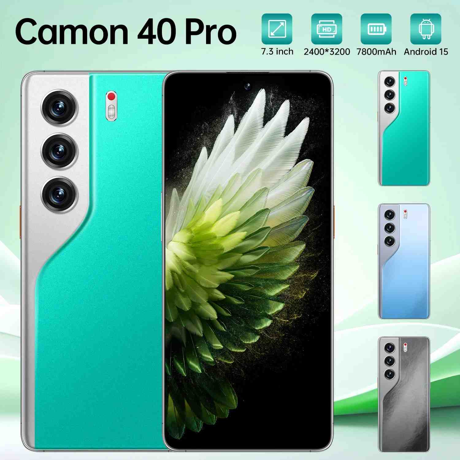 Camon 40 Pro: O 5G Poderoso com Bateria Infinita!