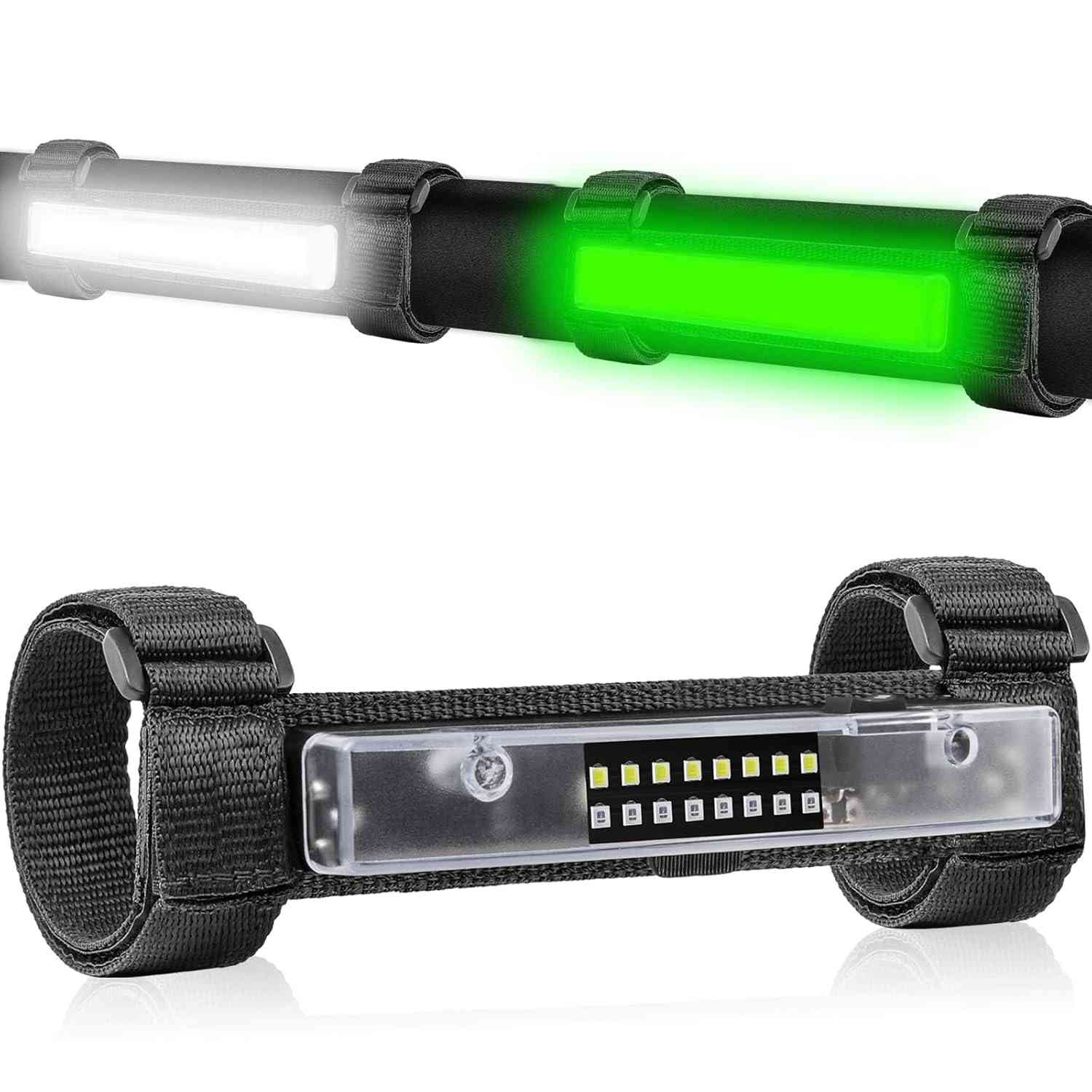 Luz de Cúpula LED UTV Universal LTEODCHEW - Iluminação Potente Branco/Verde para Polaris, Can-Am e Mais!