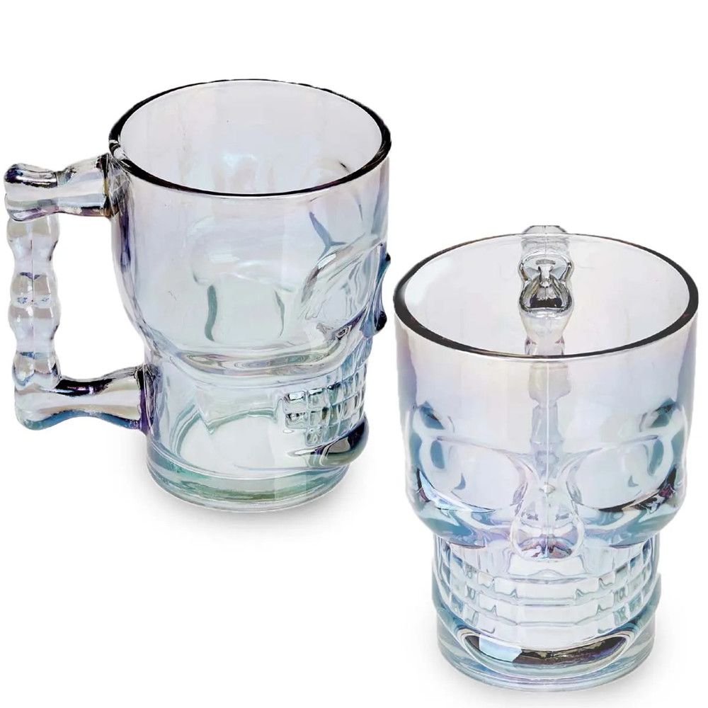 Caneca Caveira Rainbow: Chopp e Cerveja com Estilo!