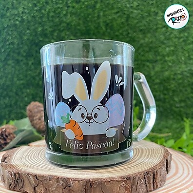 Caneca Coelho com Óculos: Páscoa Charmosa!