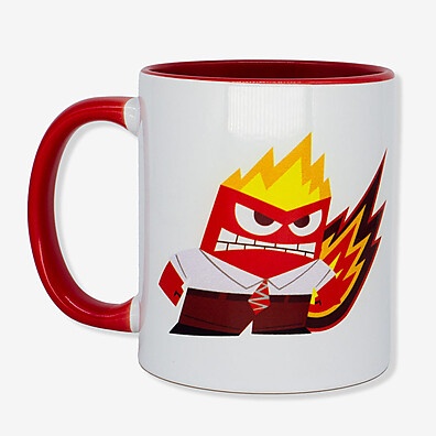 Caneca Divertidamente Raiva: Seu Café Mais Emocionante!