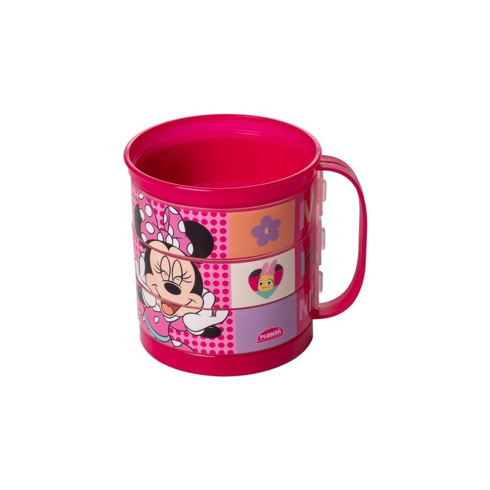 Caneca Giratória Minnie 360ml: Diversão e Estilo para Crianças