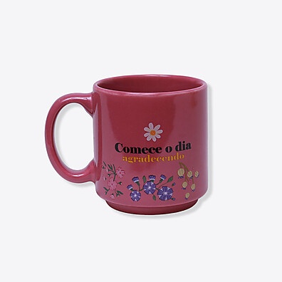 Caneca Mini Tina Floral: Comece o Dia com Charme!