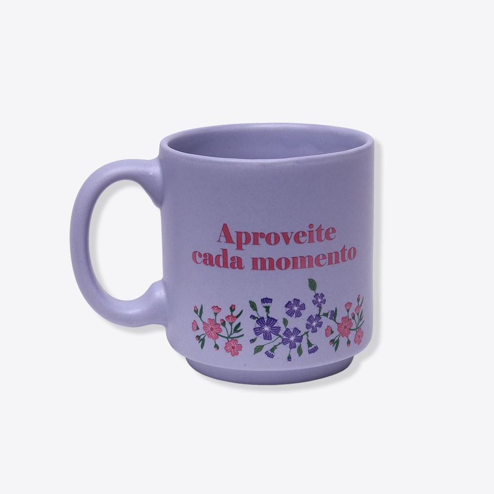 Caneca Mini Tina Floral: Seu Café Mais Charmoso!