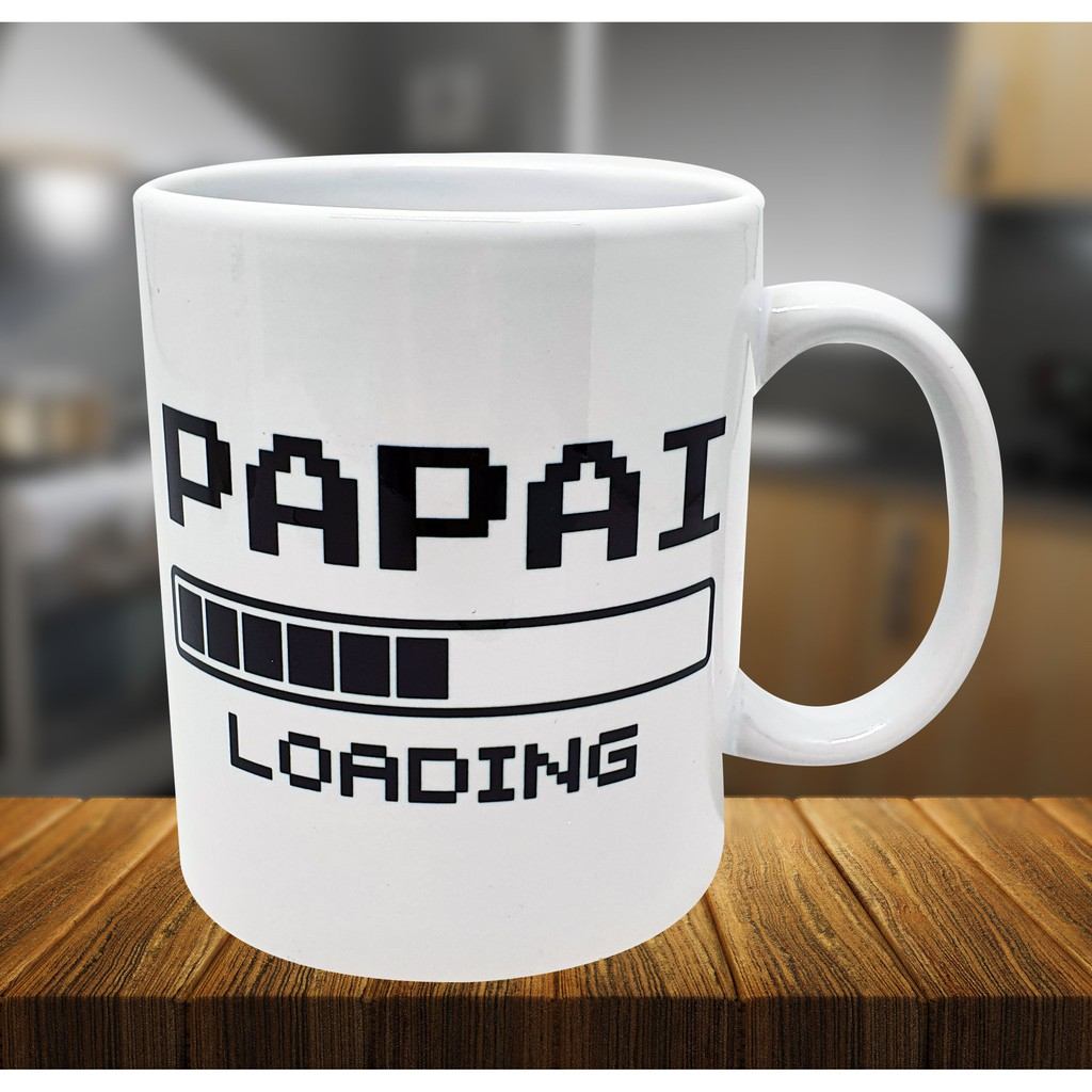 Caneca Personalizada Papai Loading – Presente Único para Papai