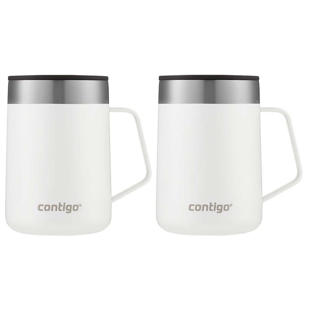 Canecas Térmicas Contigo: Kit 2 Inox 414ml