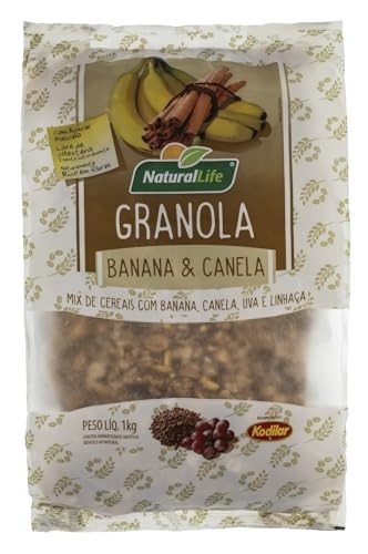 Granola Natural Life - Banana e Canela - 1Kg