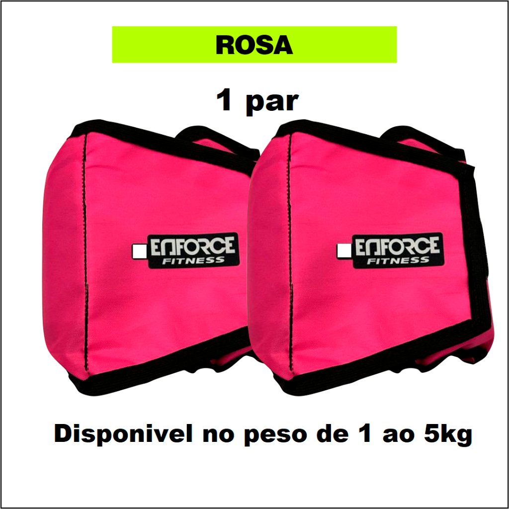 Caneleira de Peso Rosa: Perna e Glúteo Turbinados!