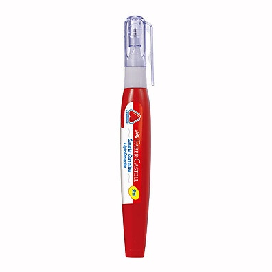 Caneta Corretiva Faber-Castell 9ml: Corre Fácil!