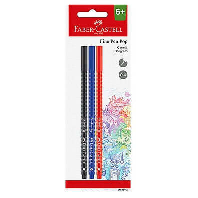 Caneta Fine Pen Pop Faber-Castell: Cores e Precisão!
