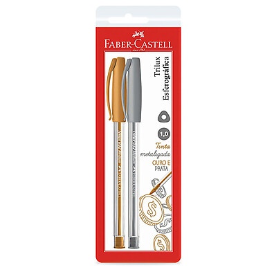 Caneta Metalizada Faber-Castell: Cores Vibrantes!