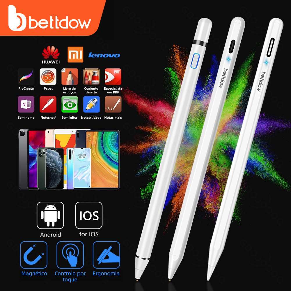Caneta Stylus Bettdow: Desenhe e Escreva com Precisão!