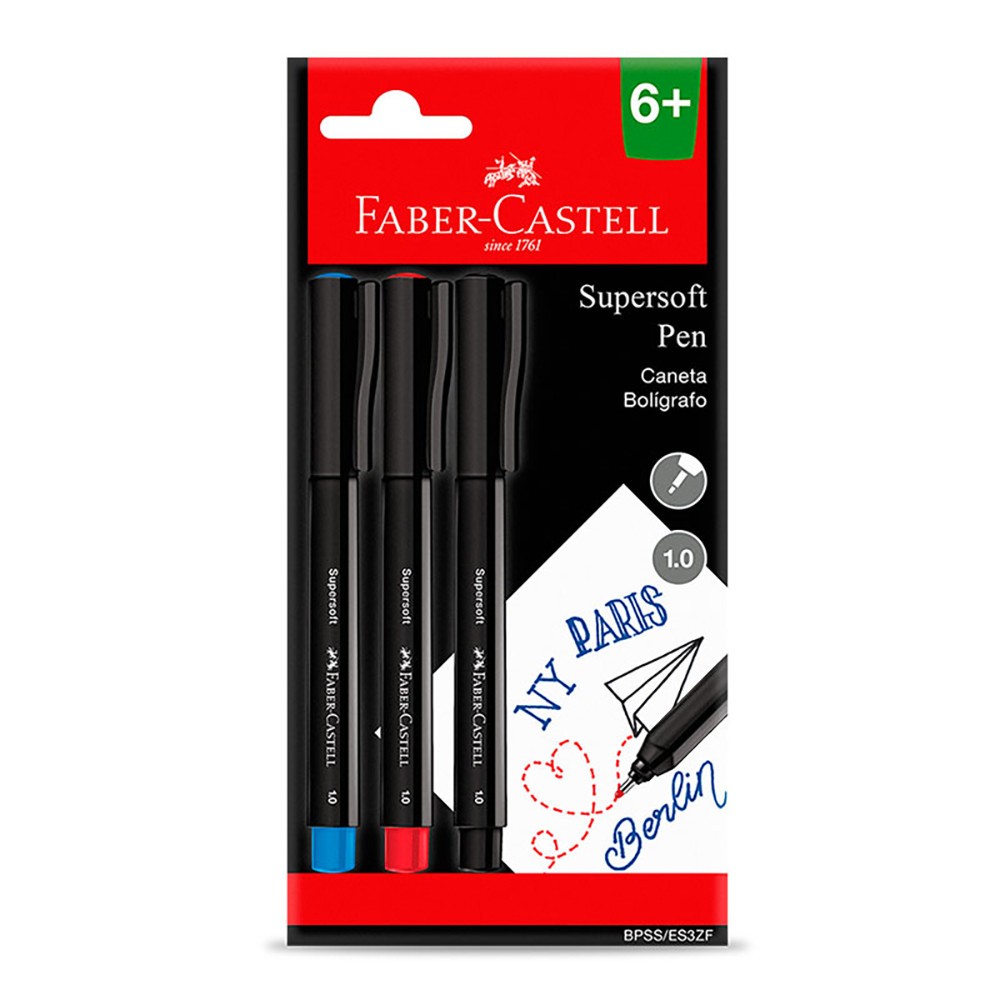 Caneta Supersoft 1.0mm: Maciez e Cores Vibrantes!