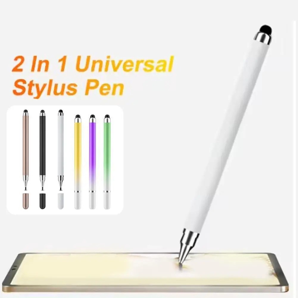 Caneta Touch 2 em 1: Para Celular, Tablet e Desenho!