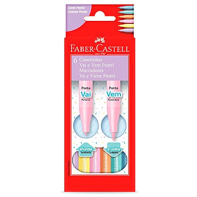 Caneta Vai e Vem Pastel: Cores Vibrantes e Durabilidade!