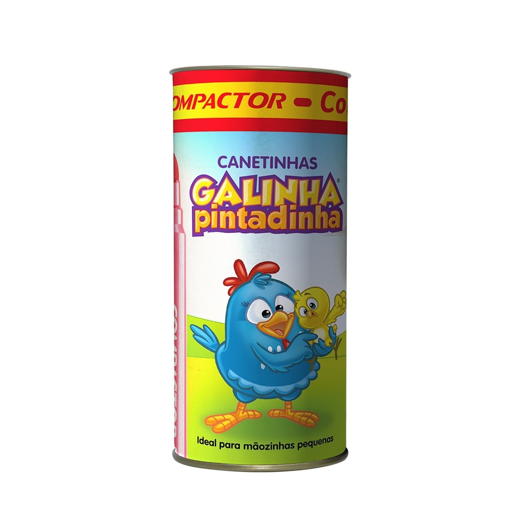 Canetinhas Galinha Pintadinha: 12 Cores Vibrantes!