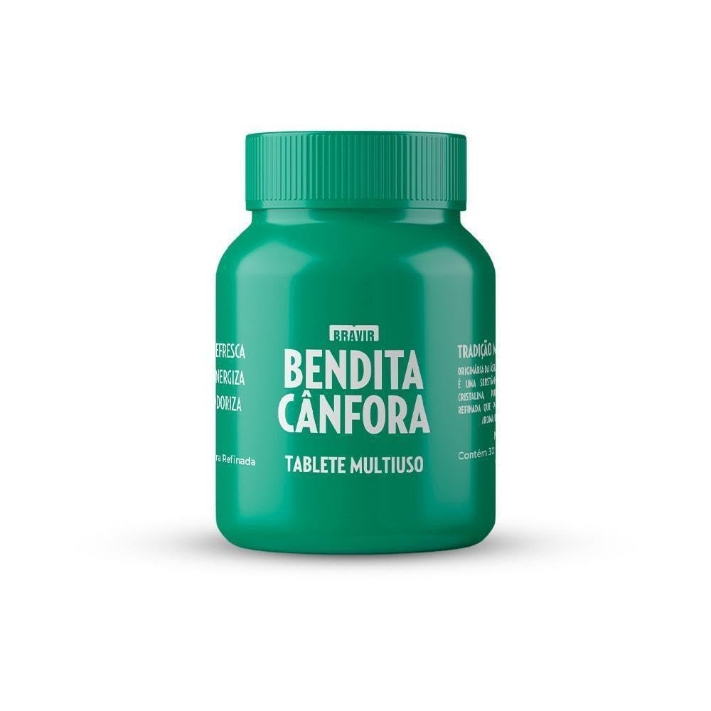Bendita Cânfora Pote com 30 Unidades - Frescor e Proteção para Seu Ambiente