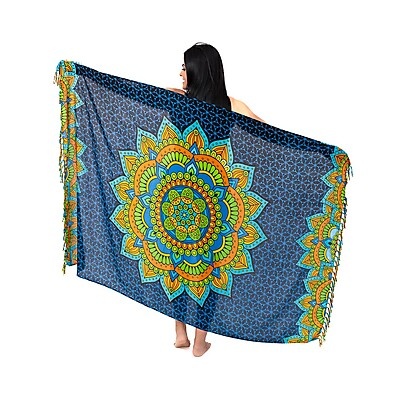 Canga de Praia Viscose Mandala – Toque Macio e Estilo Indiano