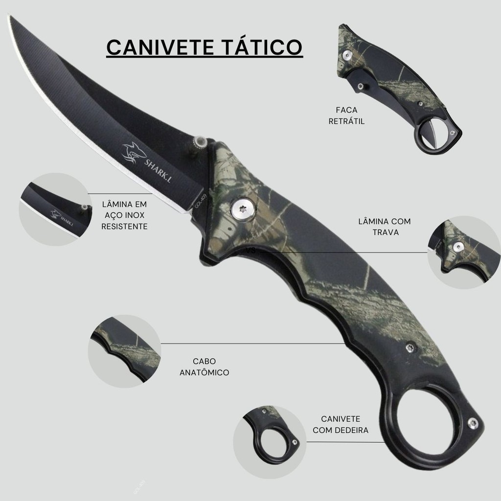 Canivete Camuflado: Aventura e Segurança na Mão!