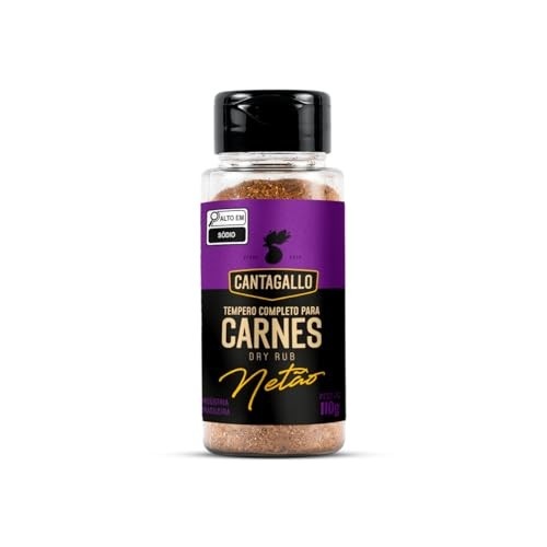 Dry Rub Carnes Vermelhas CantaGallo by Netão 110g