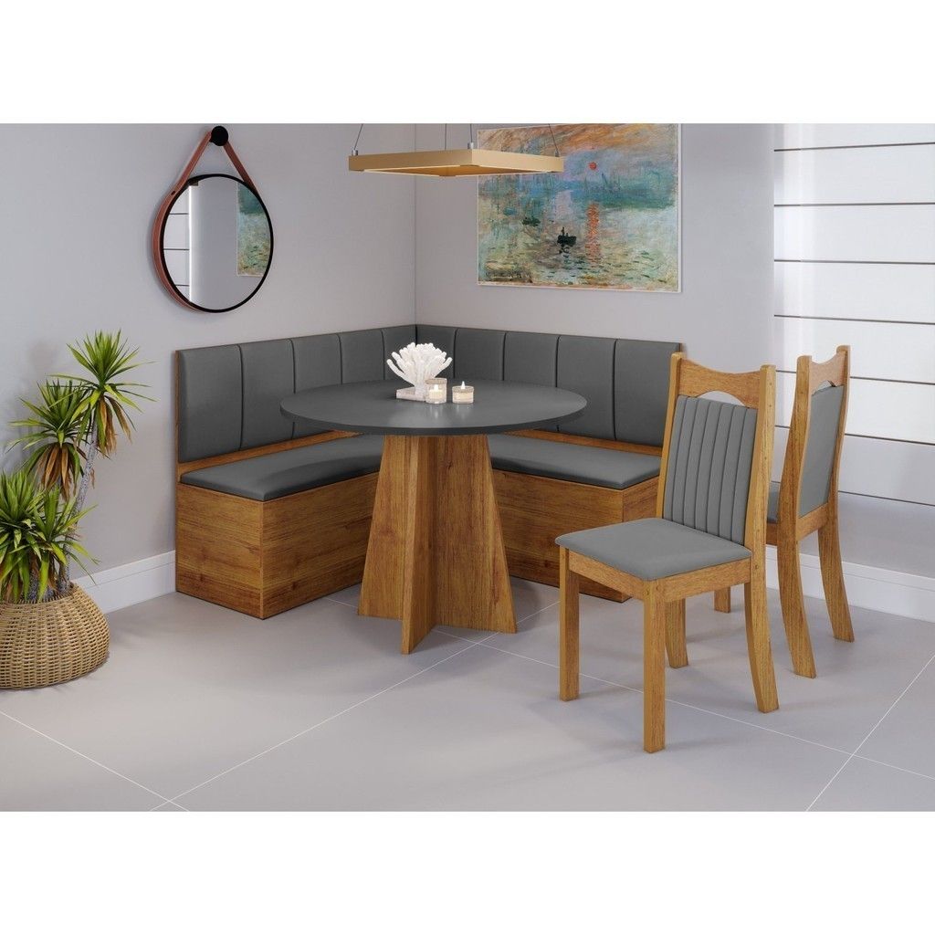 Canto Cozinha Nova York: Mesa + 2 Cadeiras