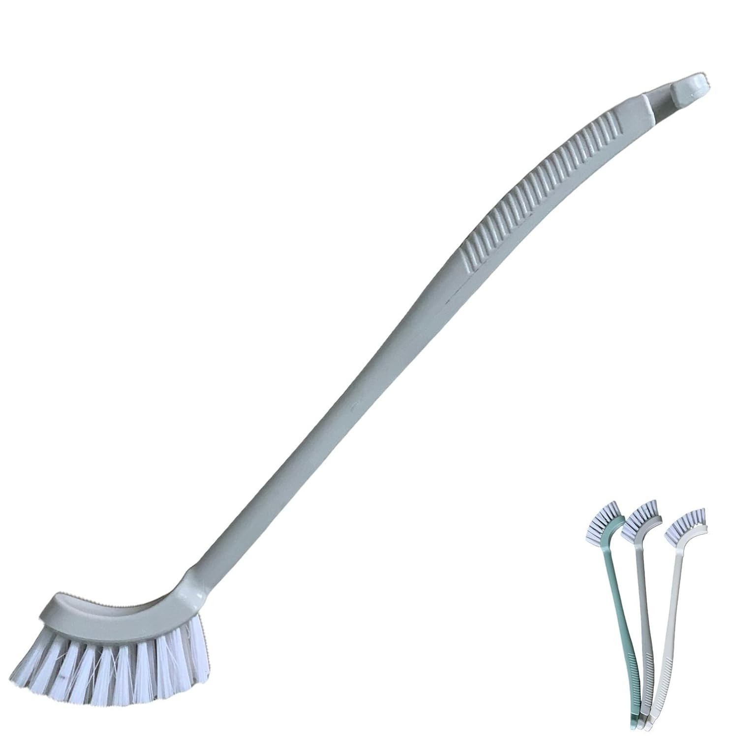 Escova Cabo Longo 40cm para Limpeza Detalhada de Caixa de Rodas e Cantos - Cores Variadas