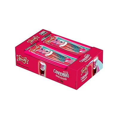 Canudinho Frutas Vermelhas Docile: 12un de Sabor!