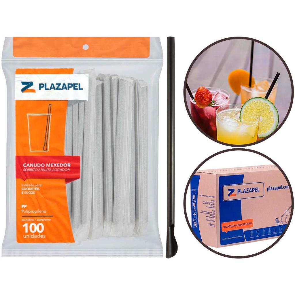 Canudo Colher 6mm: 1200 Unidades para Drinks!