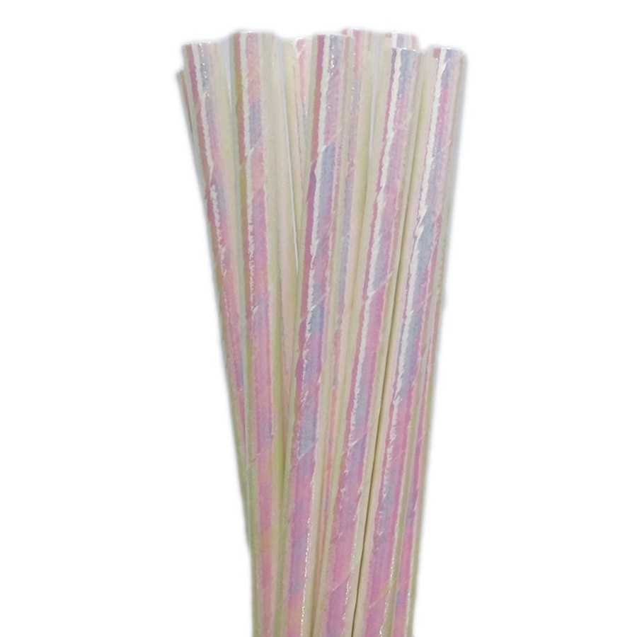 Canudo de Papel Nacarado: Elegância para sua Festa!