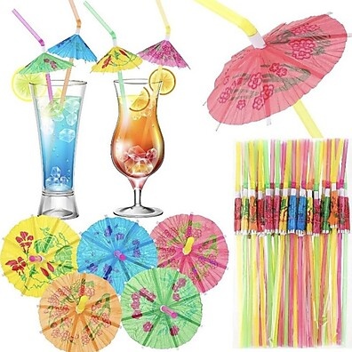 Canudo Guarda-Chuva Flex 24 cm – Ecológico e Prático