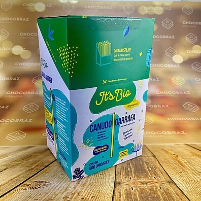 Canudos Biodegradáveis 24cm: Eco-Friendly para sua Garrafa!