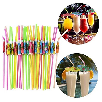 Canudos Decorativos Biodegradáveis: Festa e Drink!