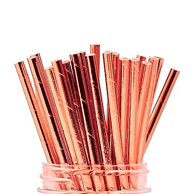 Canudos Rose Gold: Elegância Sustentável