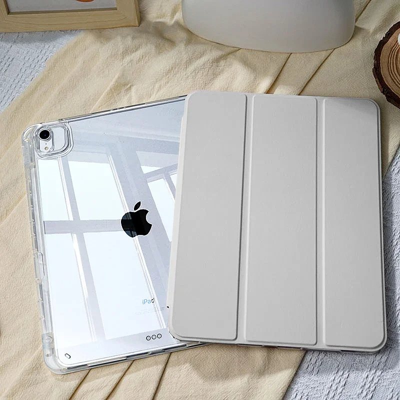Capa 3 Dobrar HD Magnética para iPad com Slot para Caneta
