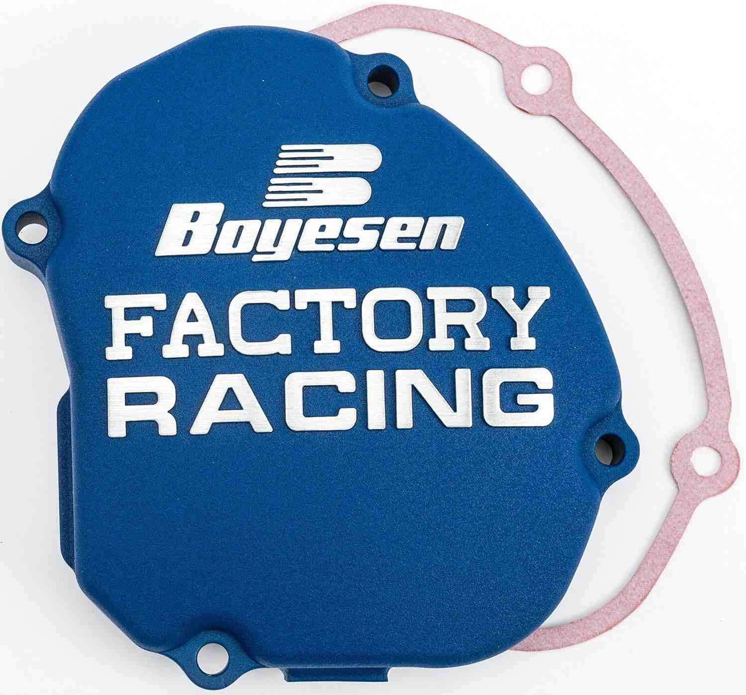 Capa de Ignição Boyesen Azul para Yamaha YZ125 (2005-2021) - Estilo e Proteção Premium